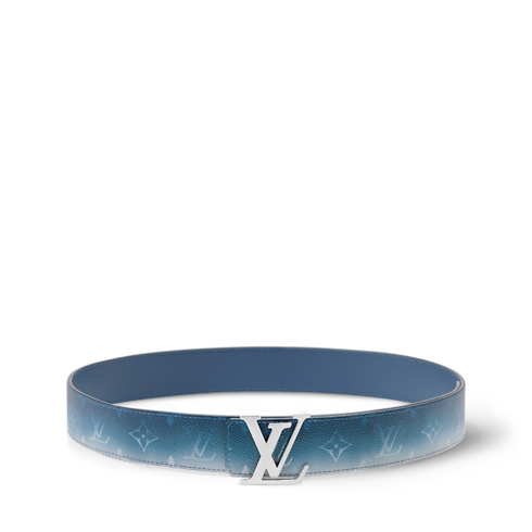 LV Initiales Monogram Pigment 40mm Reversible Belt front view