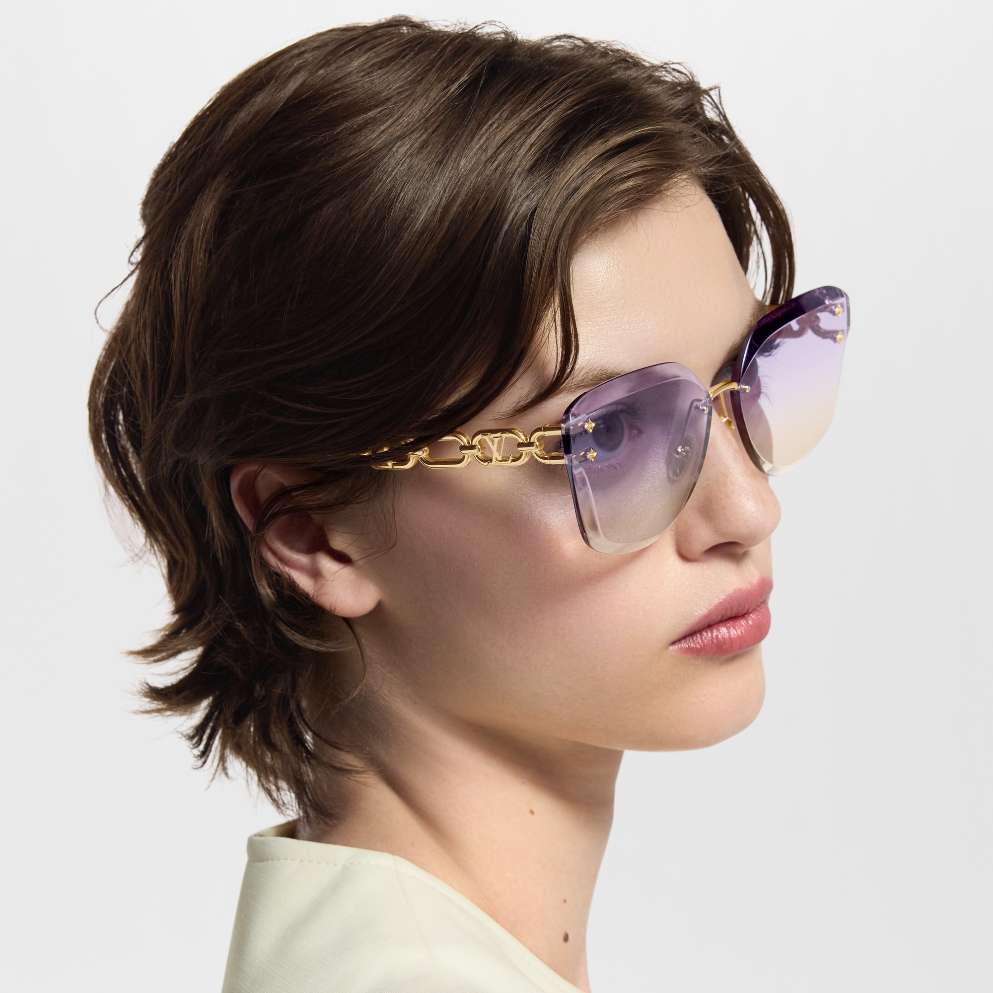 LV Jewel Cat Eye Sunglasses . in Women