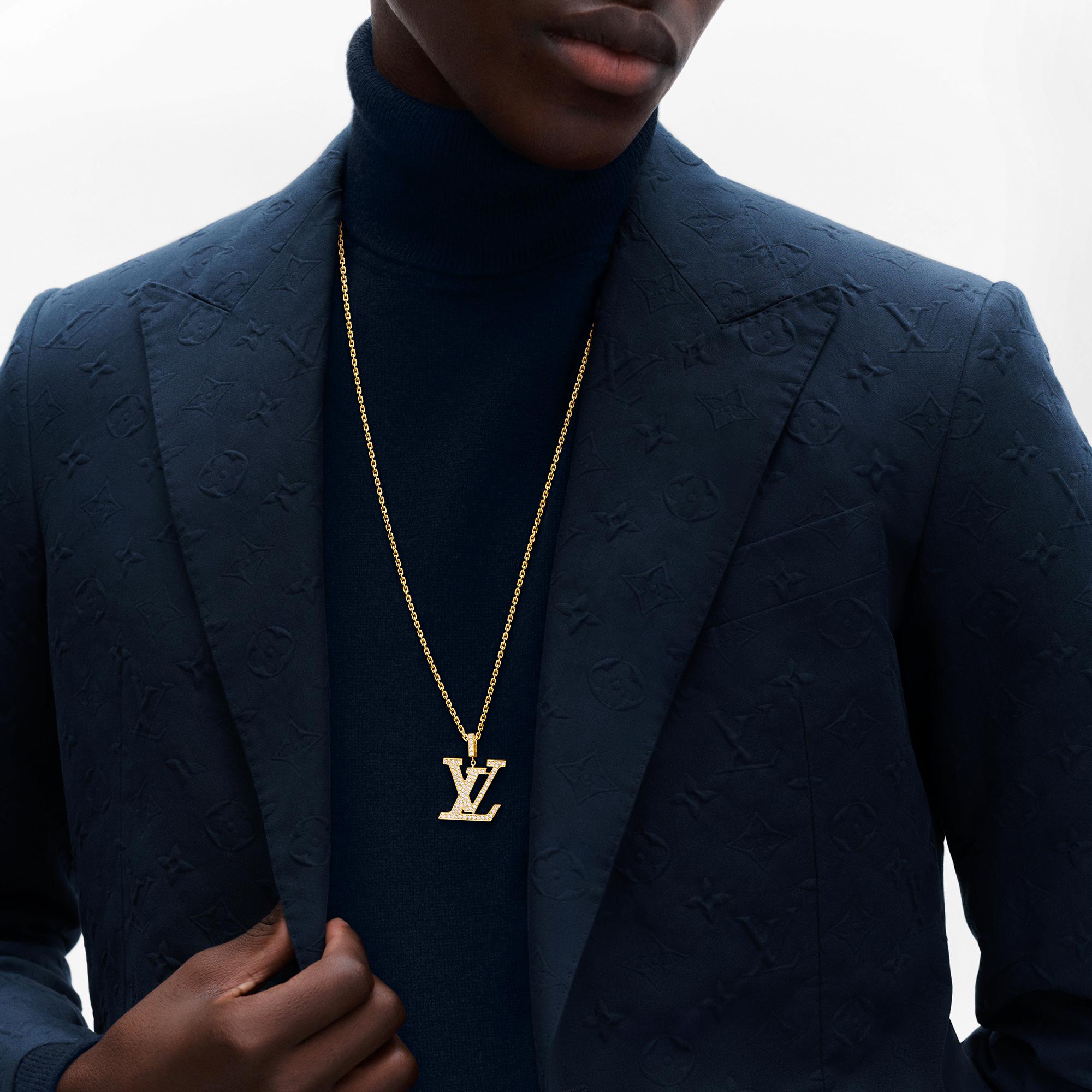 LV Large Pendant, Yellow Gold And Diamonds  in Jewellery