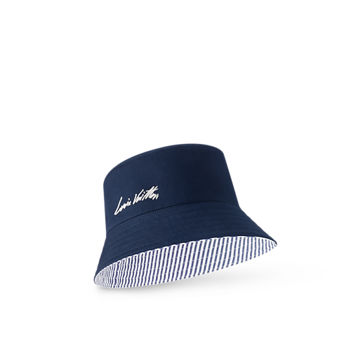 LV League Striped Bucket Hat . in Women's Accessories Hats and Gloves collections by Louis Vuitton (Product zoom)