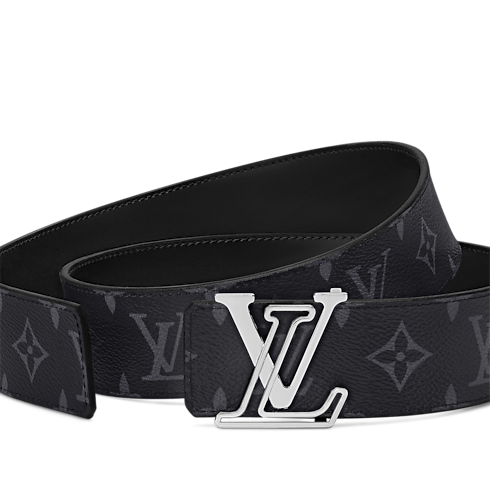 LV Line 40mm Reversible Belt Monogram Eclipse in Men's Accessories Men's Belts collections by Louis Vuitton (Product zoom)