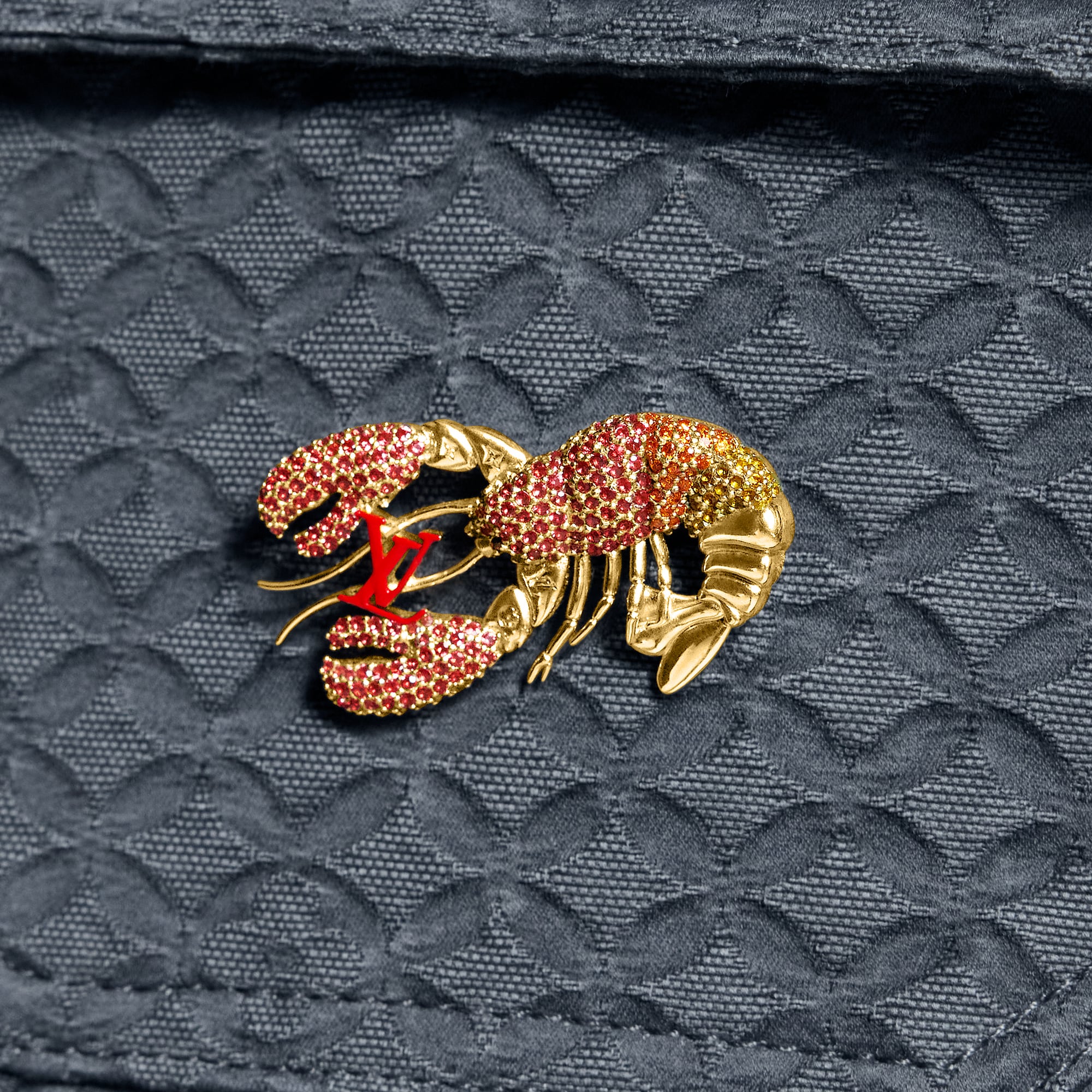 LV Lobster Brooch . in Men
