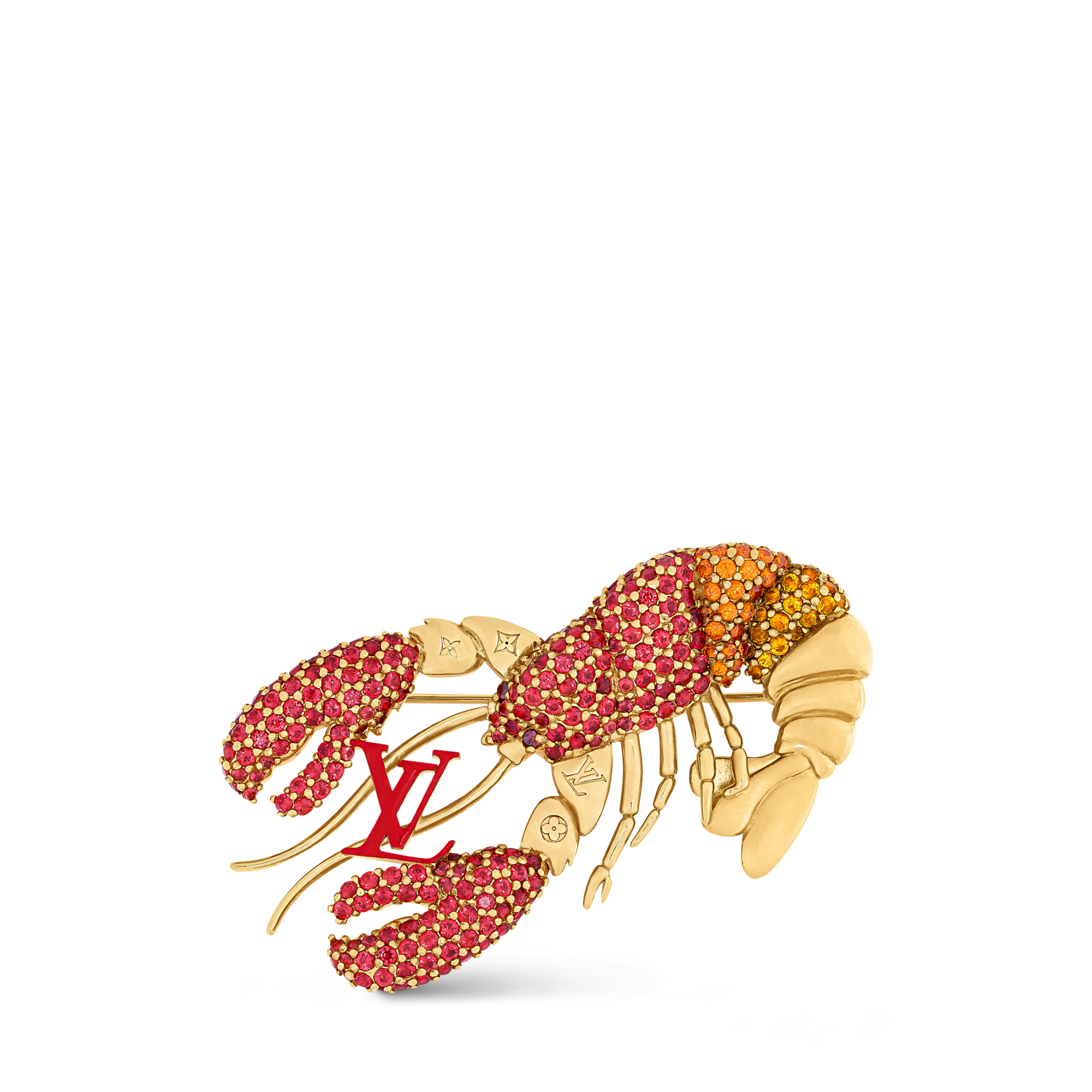 LV Lobster Brooch . in Men