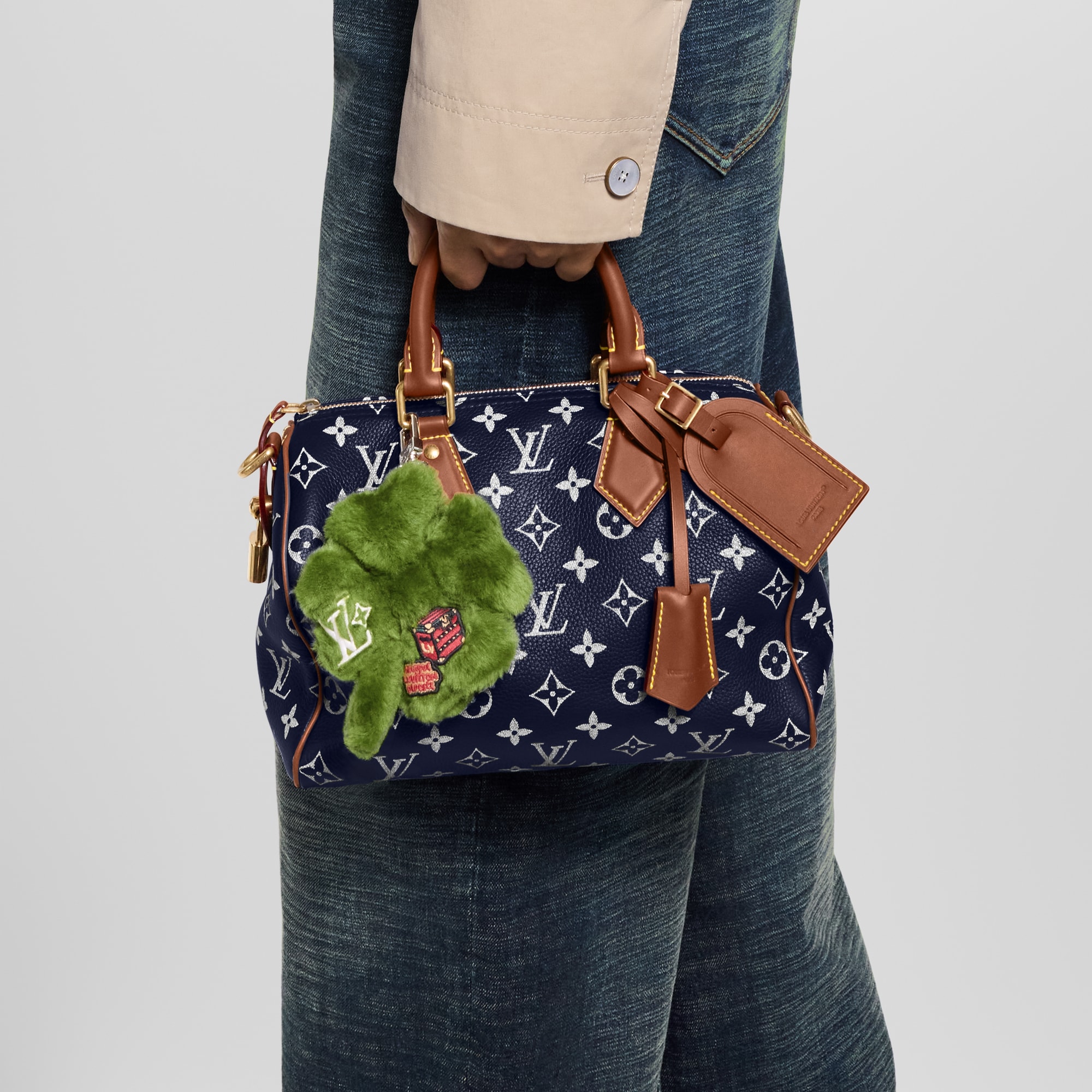 LV Lucky Trefoil Bag Charm . in Men