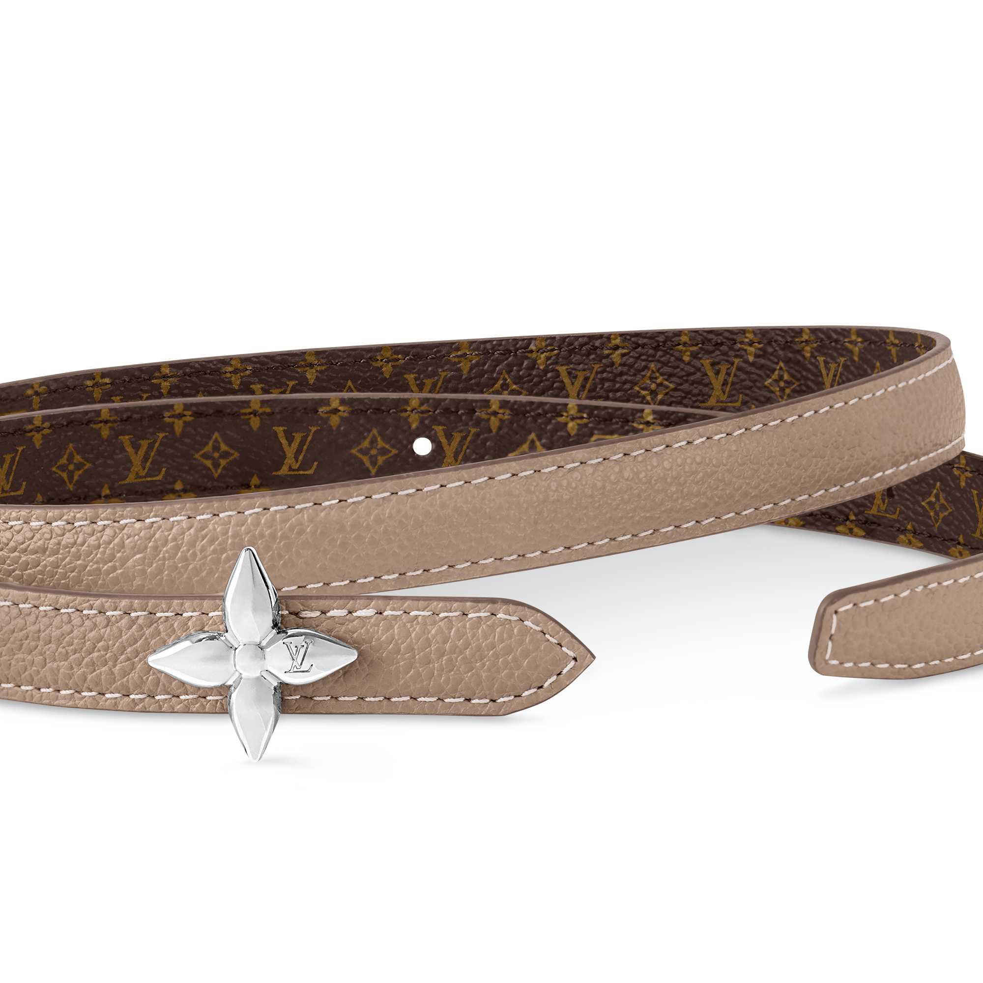 LV Mini Flowergram 15mm Reversible Belt - Accessories  display picture 2