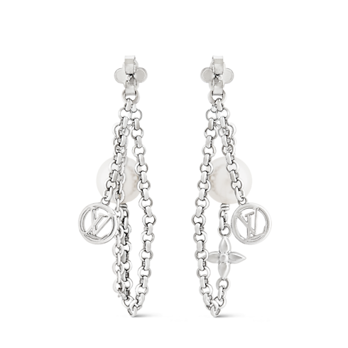 LV Mix Chains Earrings . in Women's Fashion Jewellery Designer Fashion Jewellery collections by Louis Vuitton (Product zoom)