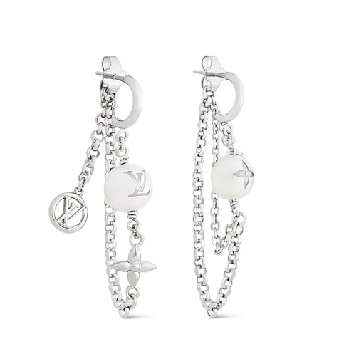 LV Mix Chains Earrings . in Women's Fashion Jewellery Designer Fashion Jewellery collections by Louis Vuitton (Product zoom)