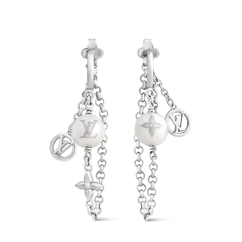 LV Mix Chains Earrings . in Women's Fashion Jewellery Designer Fashion Jewellery collections by Louis Vuitton (Product zoom)