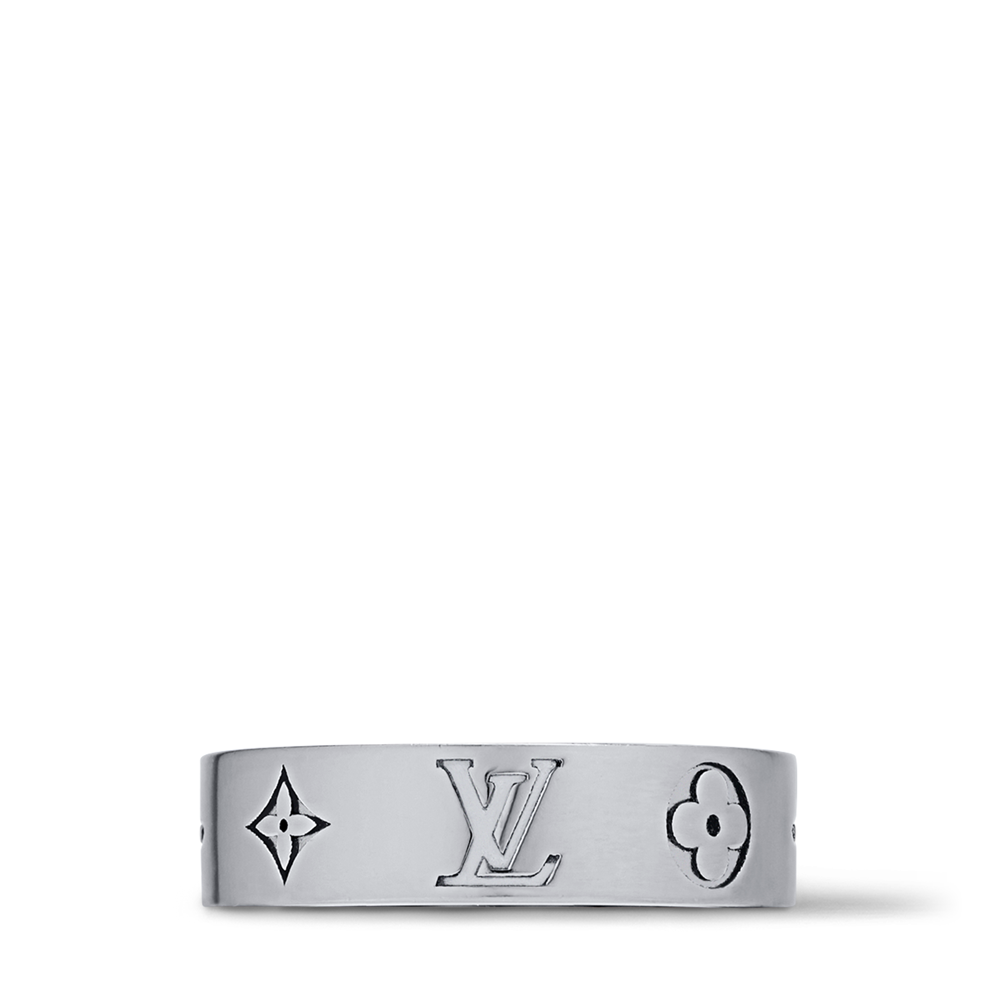 LV Mosaic Thin Ring . in Men