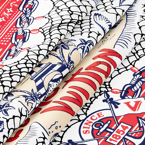 LV Ocean Treasure Map Square 70 . in Women's Accessories Silk Squares and Bandeaus collections by Louis Vuitton (Product zoom)