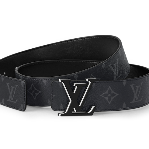 LV Optic 40mm Reversible Belt Monogram Eclipse in Men's Accessories Men's Belts collections by Louis Vuitton (Product zoom)