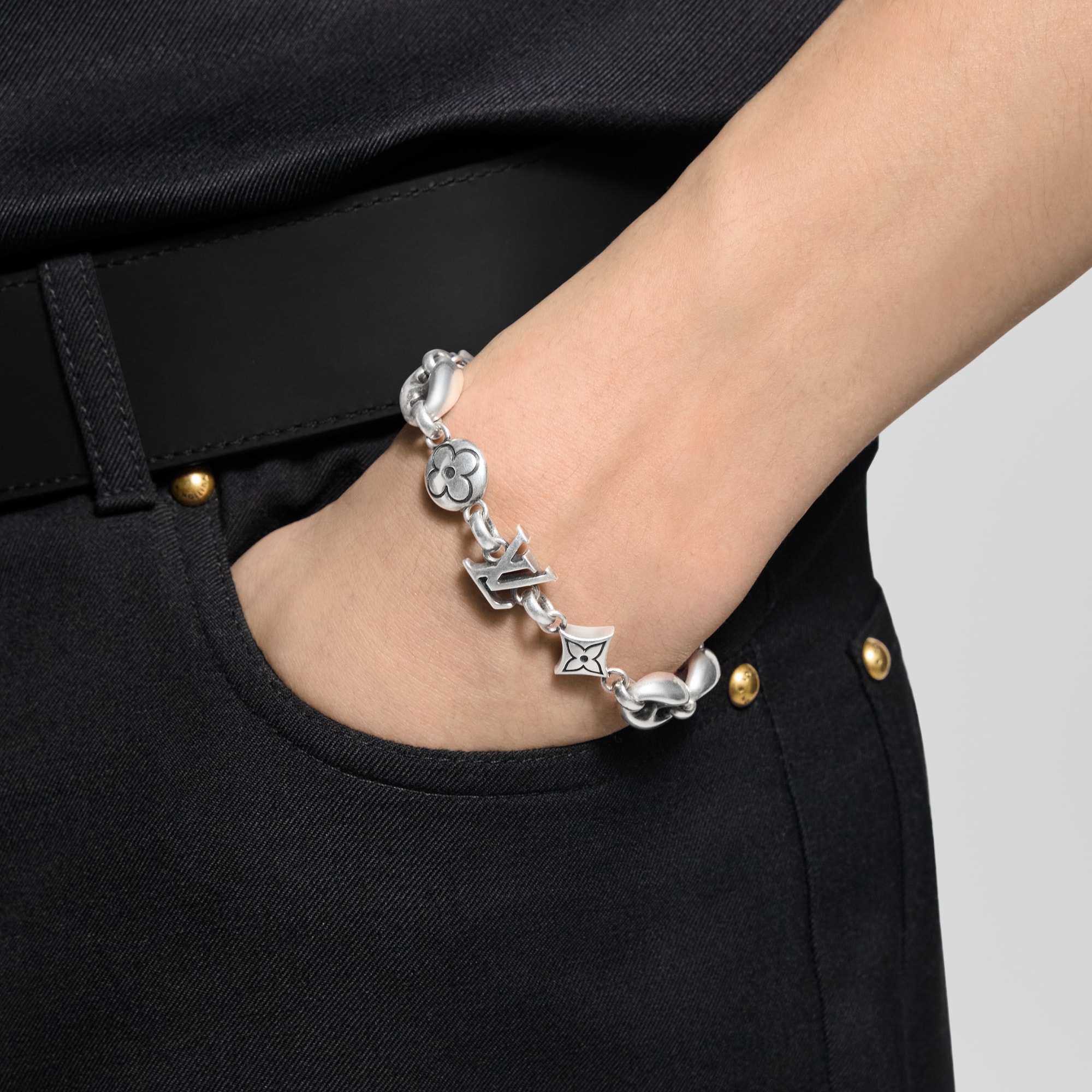 LV Sailor Medium Bracelet . in Men