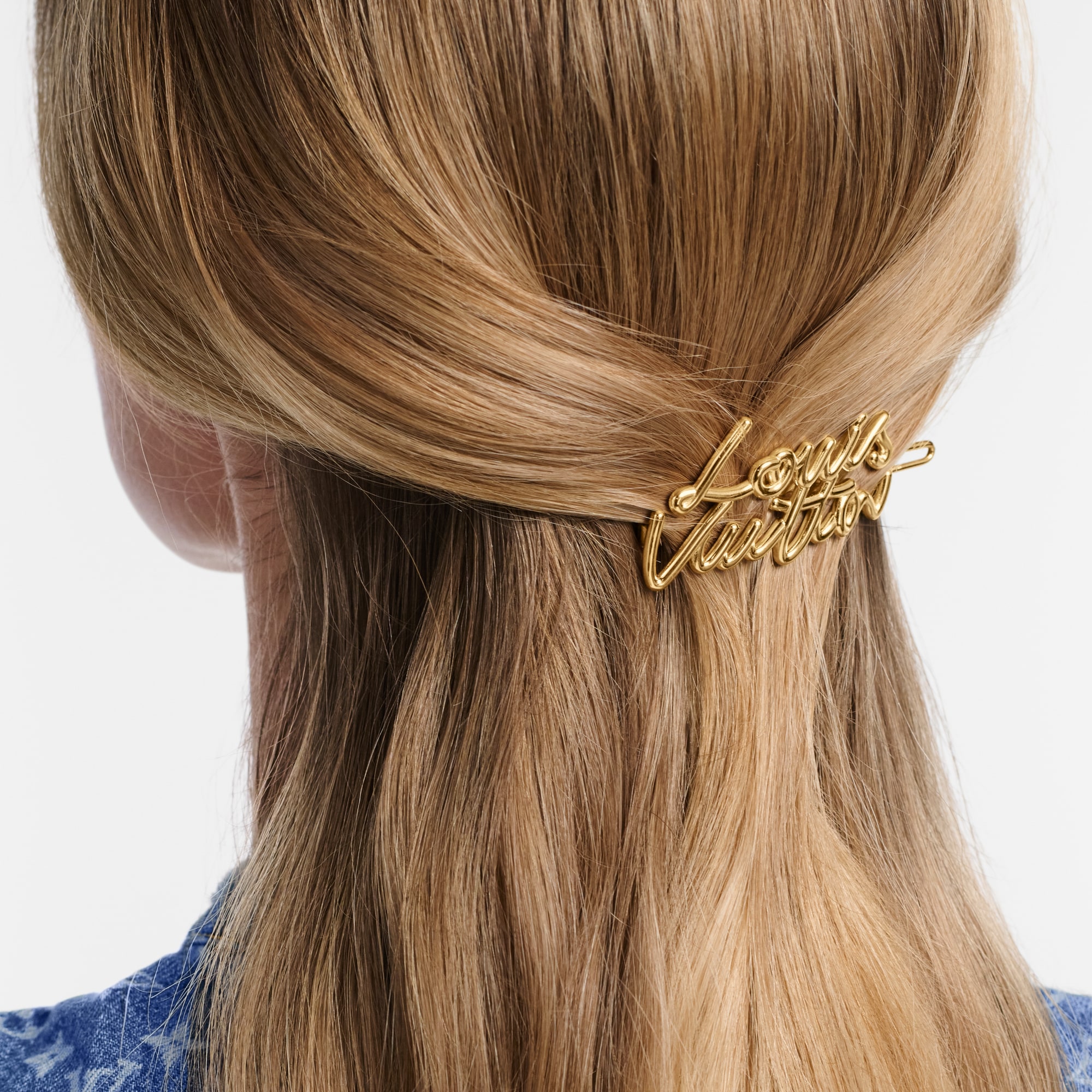 LV Barrette Louis Vuitton My LV Chain Barrette Black Golden Metal ref  main image 3
