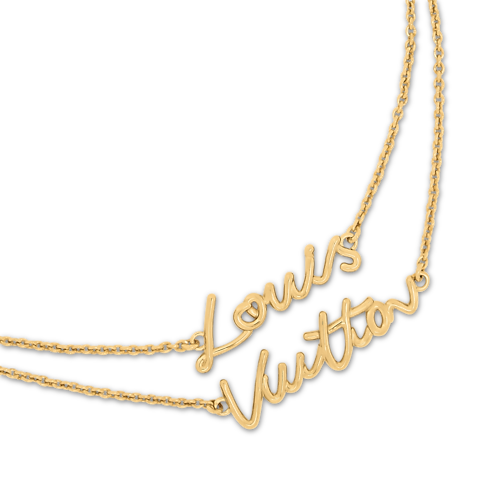 LV Script Necklace . in Women's Fashion Jewellery Necklaces and Pendants collections by Louis Vuitton (Product zoom)