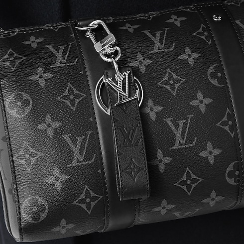 LV Shadow Dragonne Key Holder And Bag Charm . in Men's Accessories Key Holders and Bag Charms collections by Louis Vuitton (Product zoom)