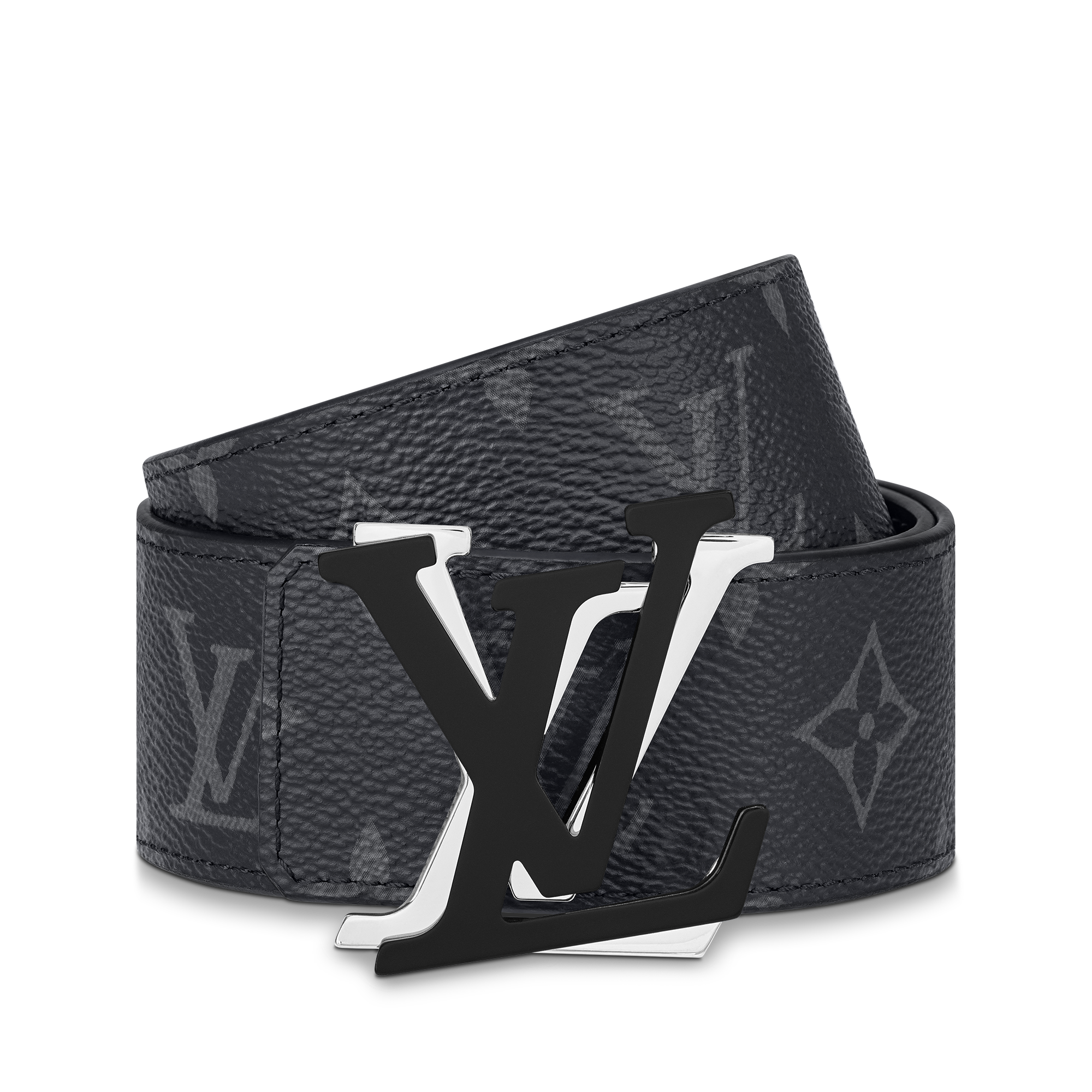 LV Shake 40mm Reversible Belt Monogram Eclipse in Men