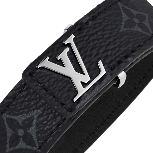 LV Slim Bracelet Monogram Eclipse in Men's Fashion Jewellery All Fashion Jewellery collections by Louis Vuitton (Product zoom)