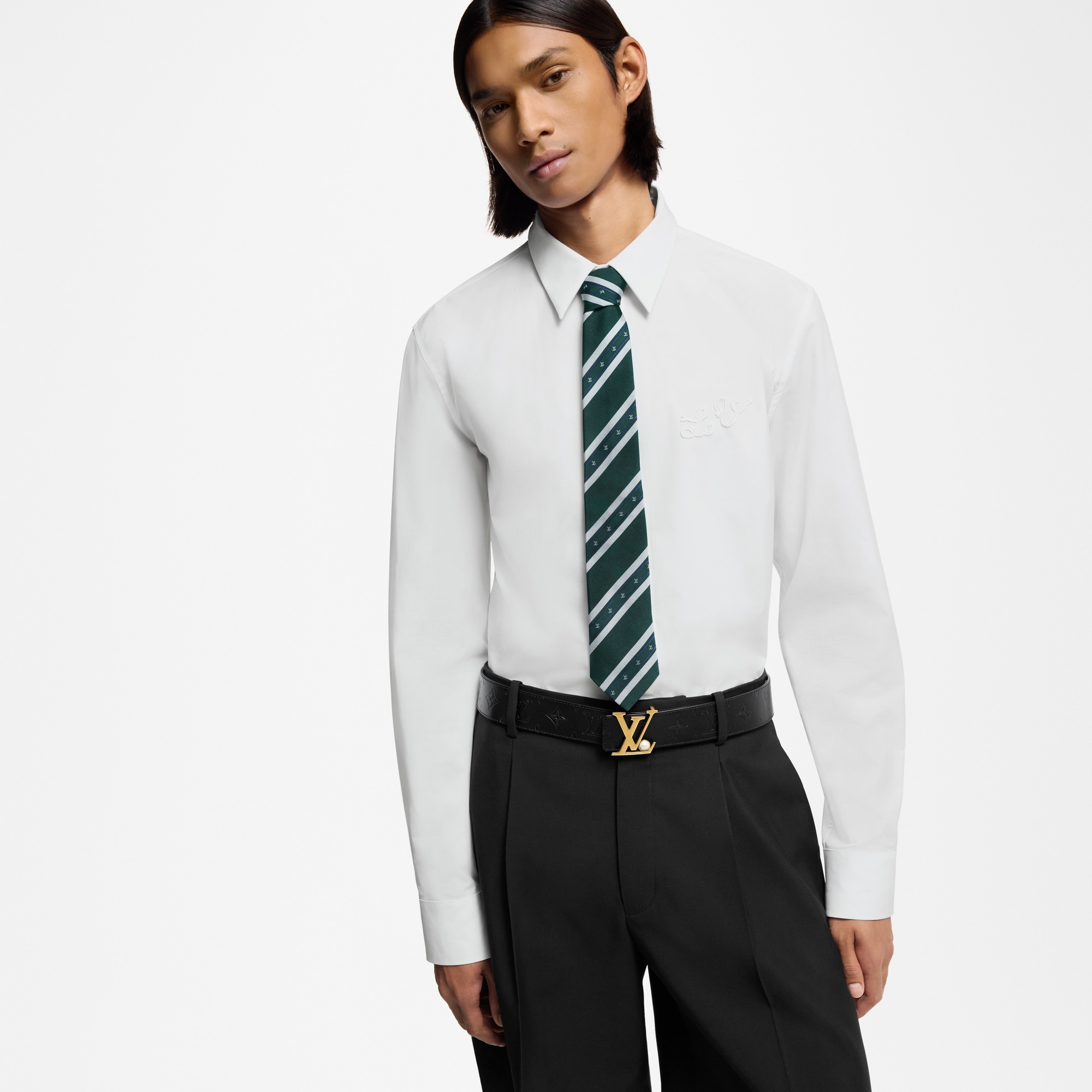 LV Stripes Tie . in Men