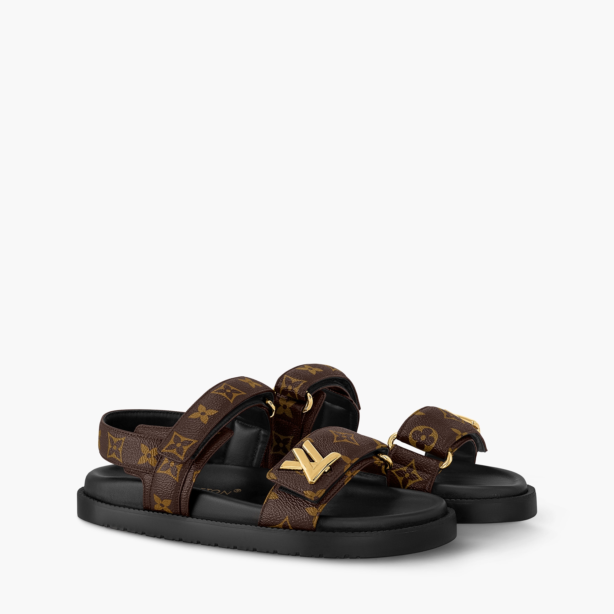 LV Sunset Flat Comfort Sandal Shoes LOUIS VUITTON - Main Image