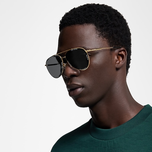 LV Super Vision Metal Pilot Sunglasses . in Men's Accessories Sunglasses collections by Louis Vuitton (Product zoom)