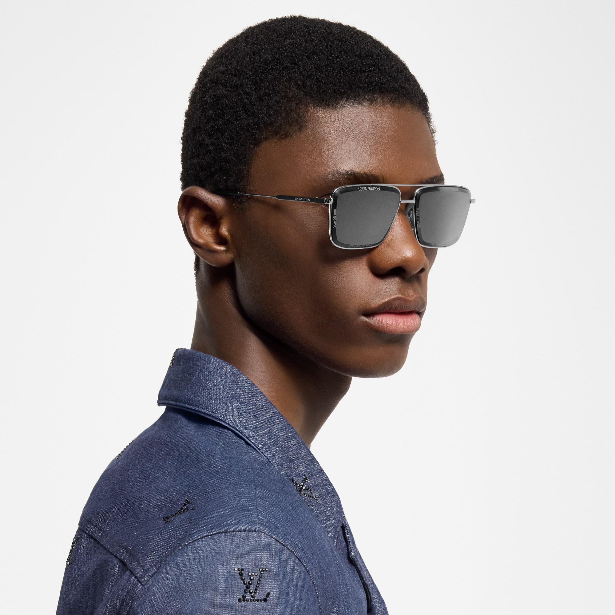 LV Super Vision Metal Square Sunglasses . in Men