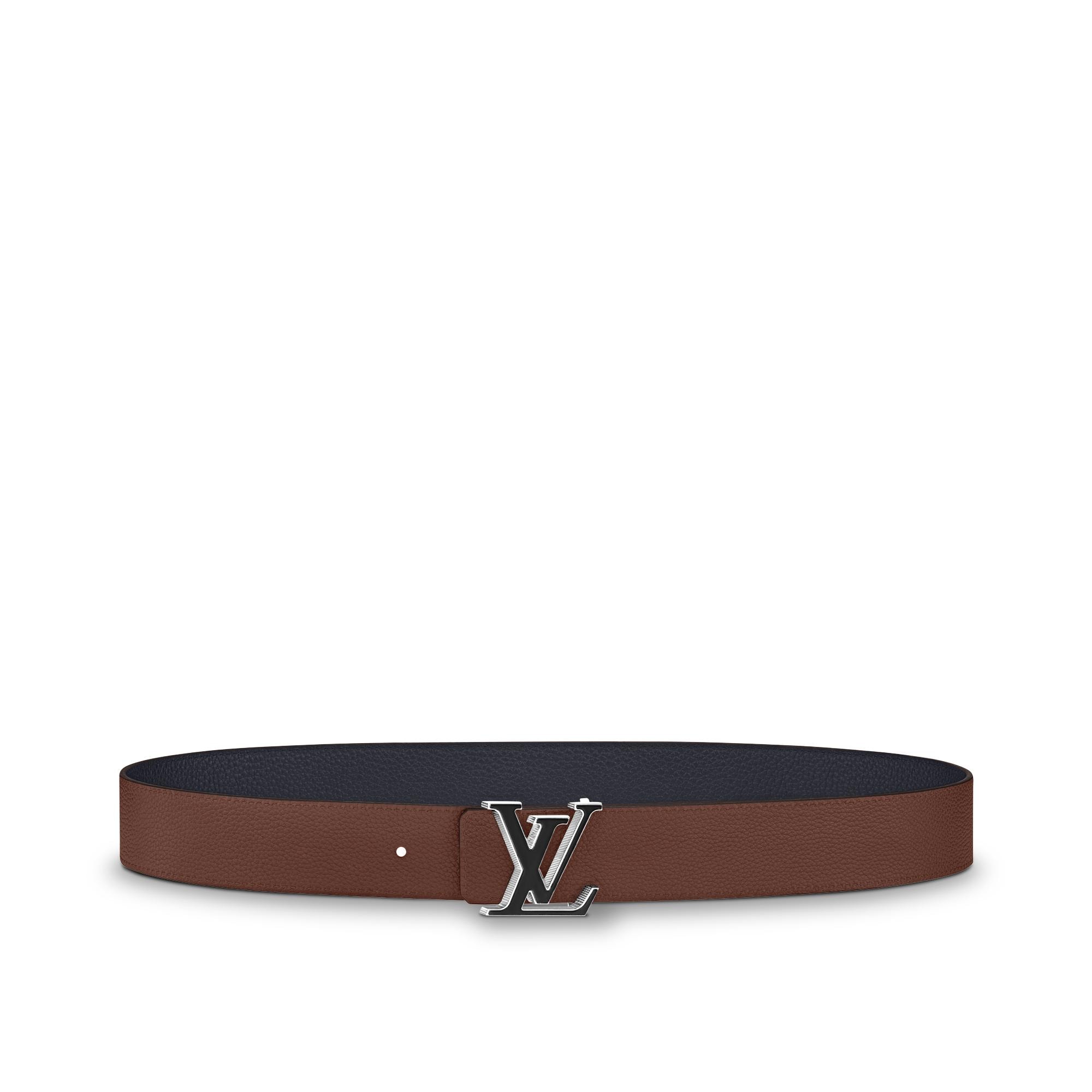 LV Tilt 40mm Reversible Belt Taurillon in Men