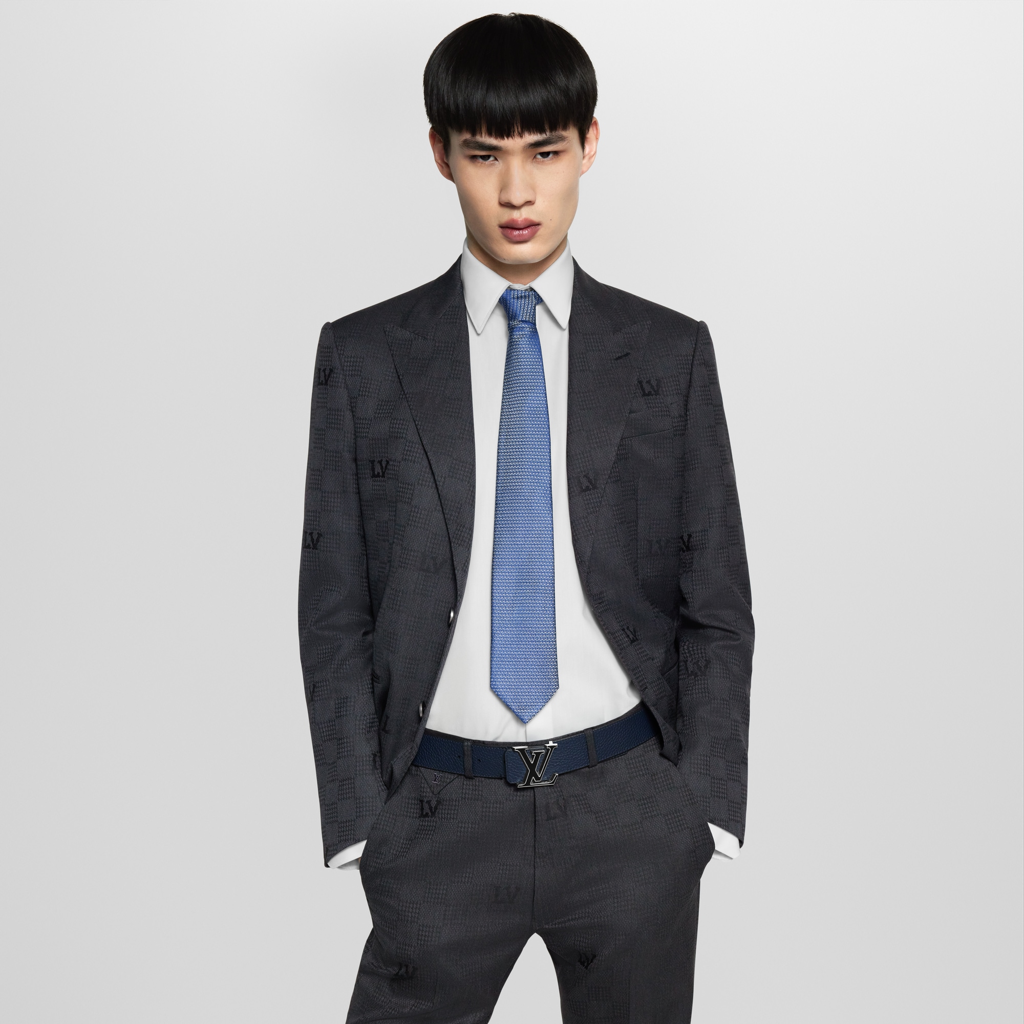 LV Tilt 40mm Reversible Belt Taurillon in Men