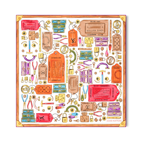 LV Tool Box Square 90 . in Women's Accessories Silk Squares and Bandeaus collections by Louis Vuitton (Product zoom)