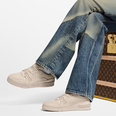 LV Trainer Distressed Sneaker in Men's Shoes Sneakers for Men collections by Louis Vuitton (Product zoom)