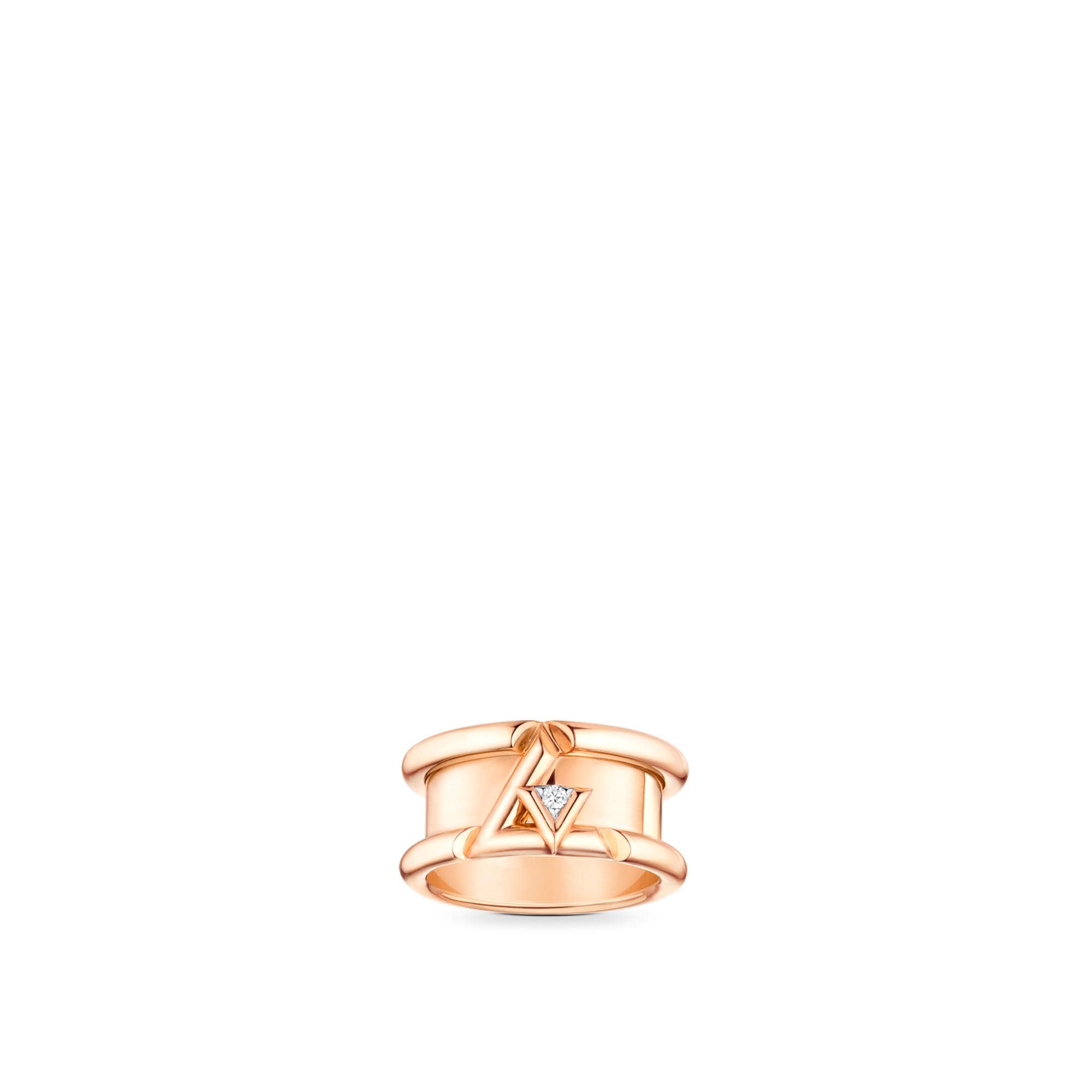 LV Volt One Band Ring, Pink Gold And Diamond  in Jewellery