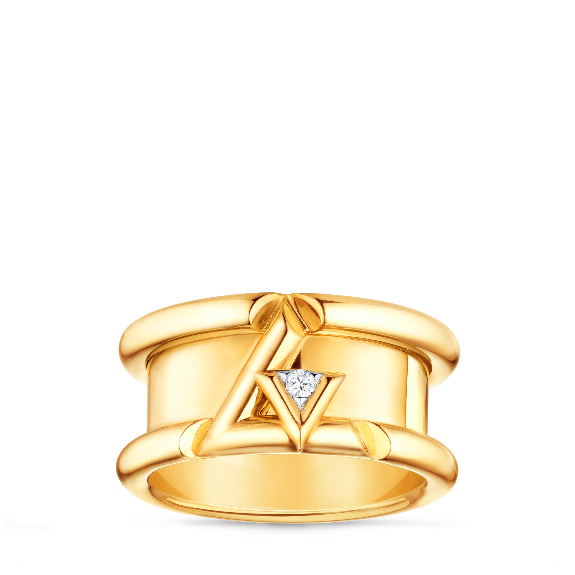 LV Volt One Band Ring, Yellow Gold And Diamond  in Jewellery