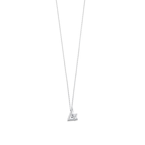 LV Volt One Small Pendant, White Gold And Diamond in Jewellery's Categories All Fine Jewellery collections by Louis Vuitton (Product zoom)