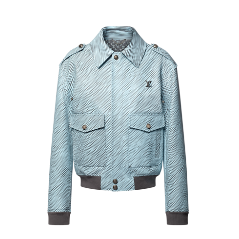 LV x Park Seo-Bo Epi Leather Flight Jacket in Men's Ready-to-Wear Outerwear and Coats collections by Louis Vuitton (Product zoom)