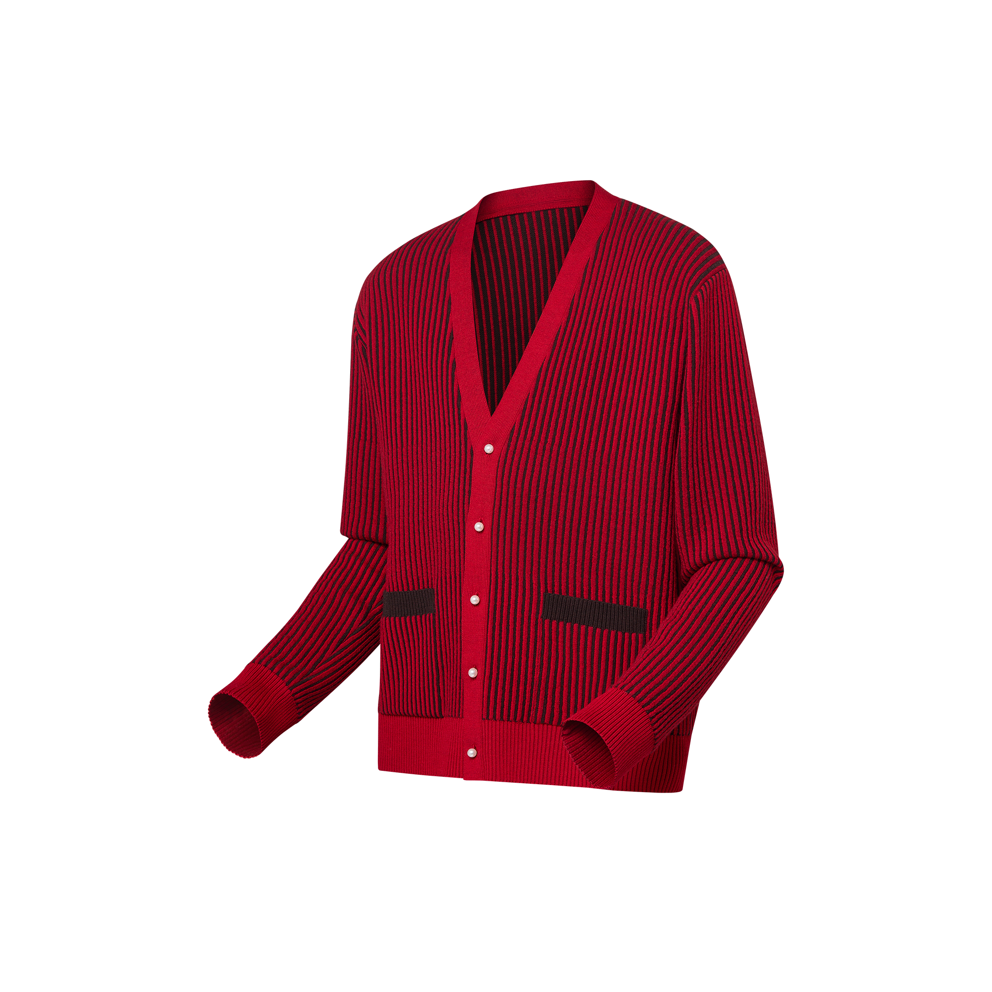 LV x Park Seo-Bo Wool Cardigan  in Men