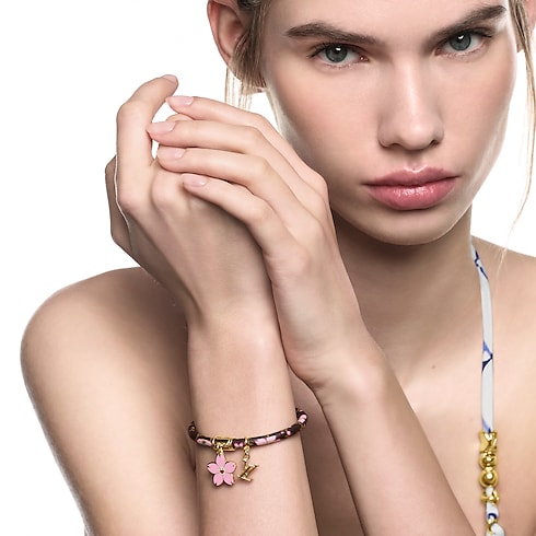 LV x TM Cherry Blossom Bracelet Other Leathers in Women's Fashion Jewellery Bracelets collections by Louis Vuitton (Product zoom)