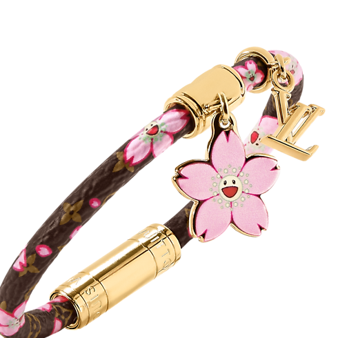 LV x TM Cherry Blossom Bracelet Other Leathers in Women's Fashion Jewellery Bracelets collections by Louis Vuitton (Product zoom)
