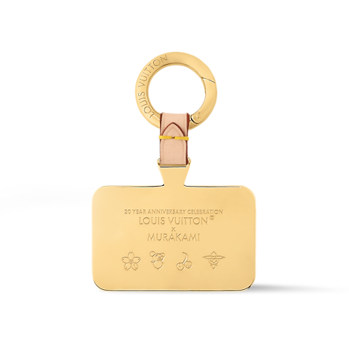 LV x TM Denim Cerise Phone Holder . in Women's Accessories Key Holders and Bag Charms collections by Louis Vuitton (Product zoom)