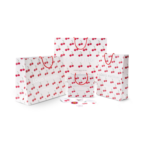 LV x TM Denim Cerise Scrunchy . in Women's Accessories Hair Accessories collections by Louis Vuitton