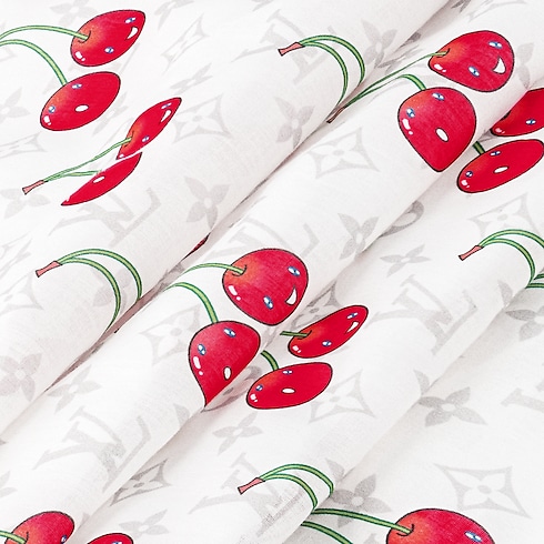 LV x TM Monogram Cerise Shawl . in Women's Accessories Shawls and Stoles collections by Louis Vuitton (Product zoom)