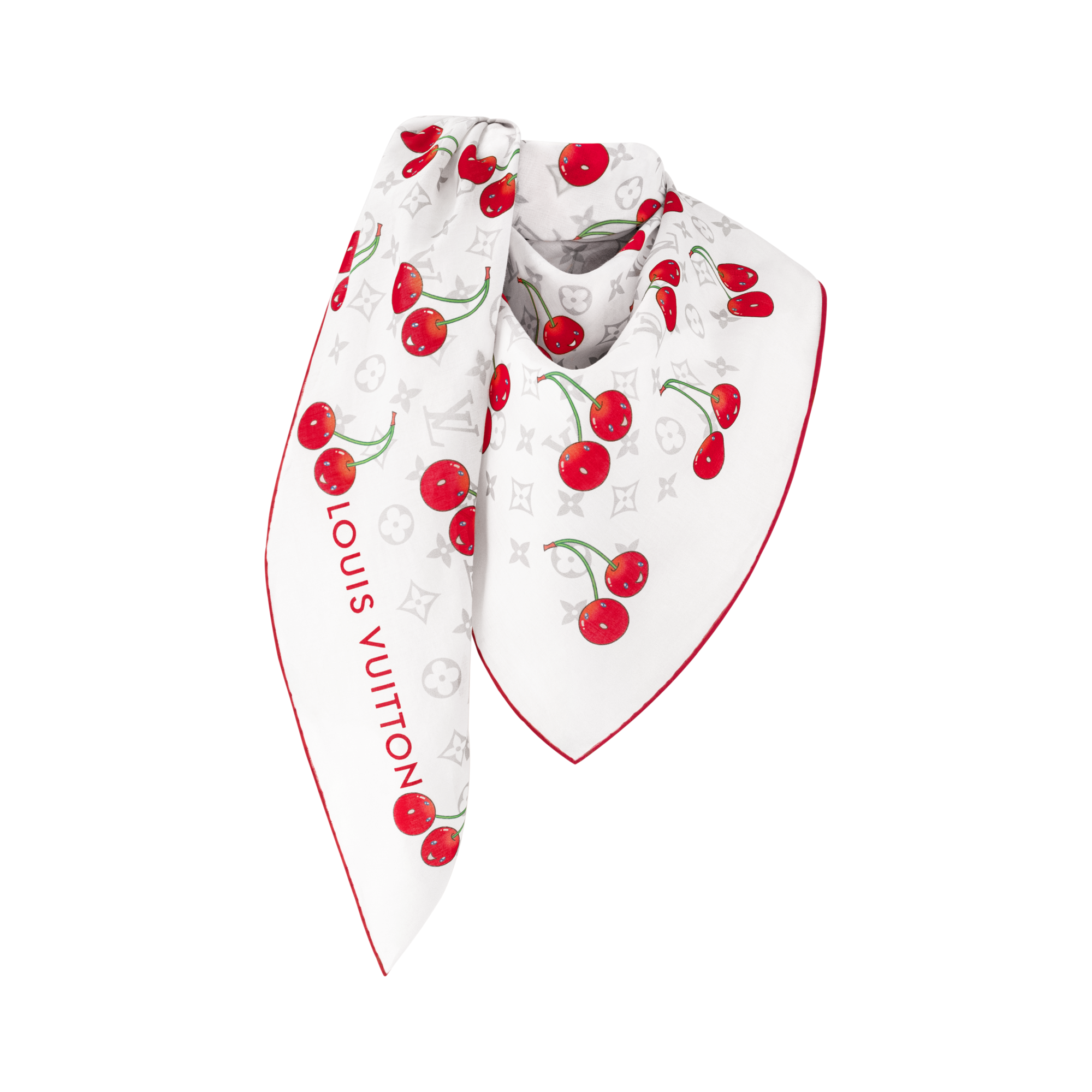 LV x TM Monogram Cerise Shawl . in Women