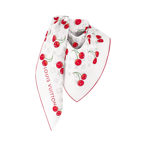 LV x TM Monogram Cerise Shawl . in Women's Accessories Shawls and Stoles collections by Louis Vuitton (Product zoom)