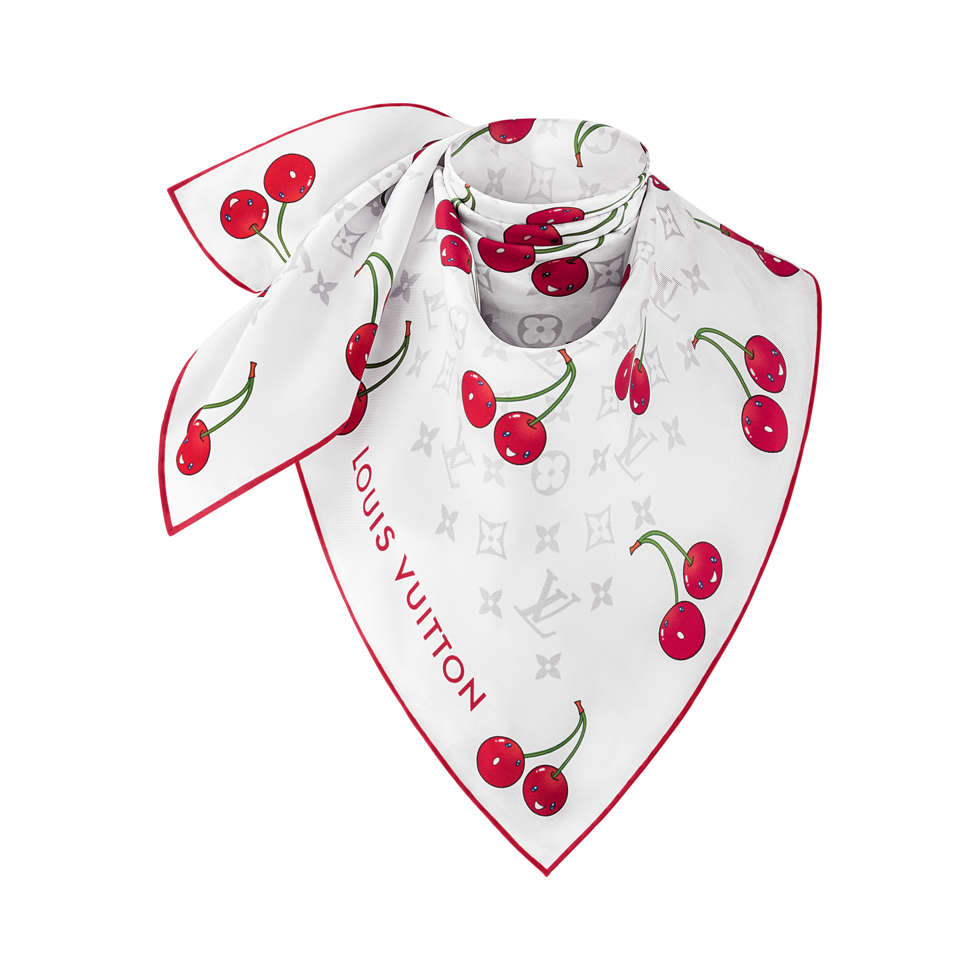 LV x TM Monogram Cerise Square 90 . in Women