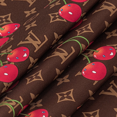 LV x TM Monogram Cerise Square 90 . in Women's Accessories Silk Squares and Bandeaus collections by Louis Vuitton (Product zoom)