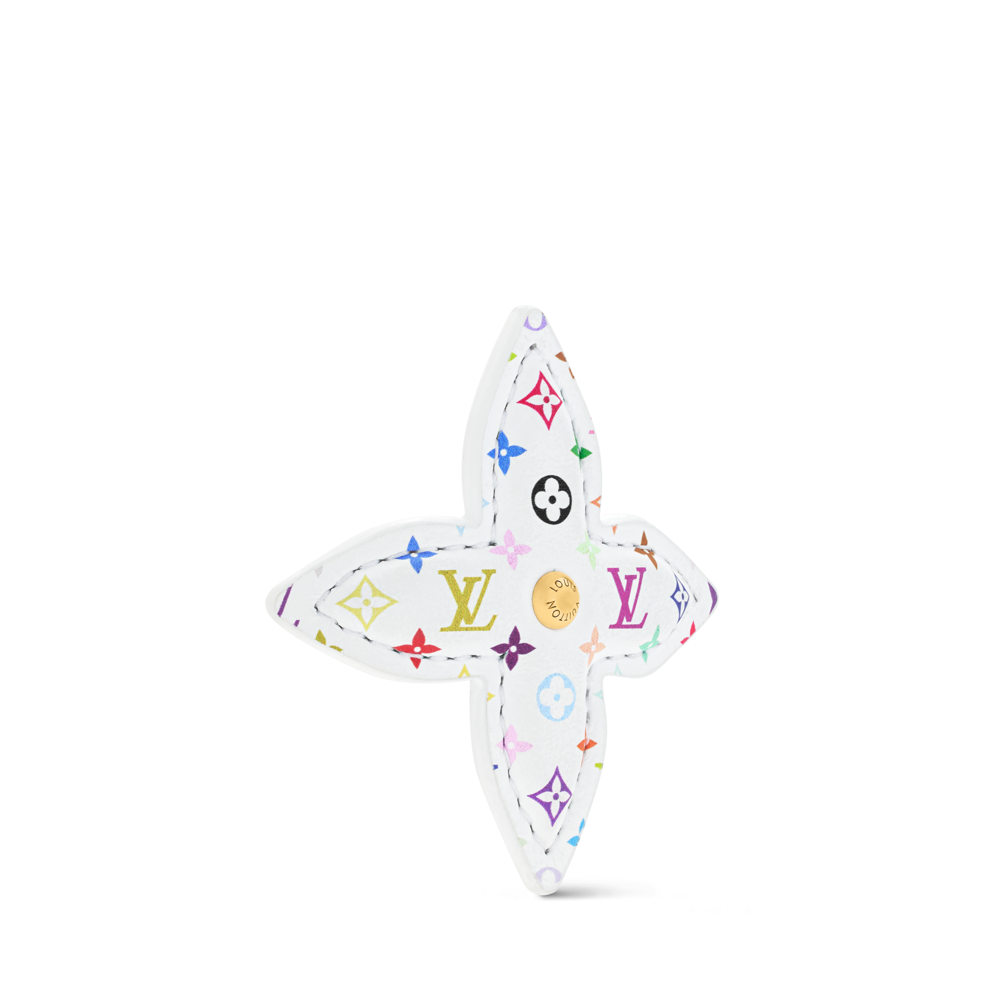 LV x TM Monogram Multicolor Flower Hair Clip . - Fashion  display picture 2