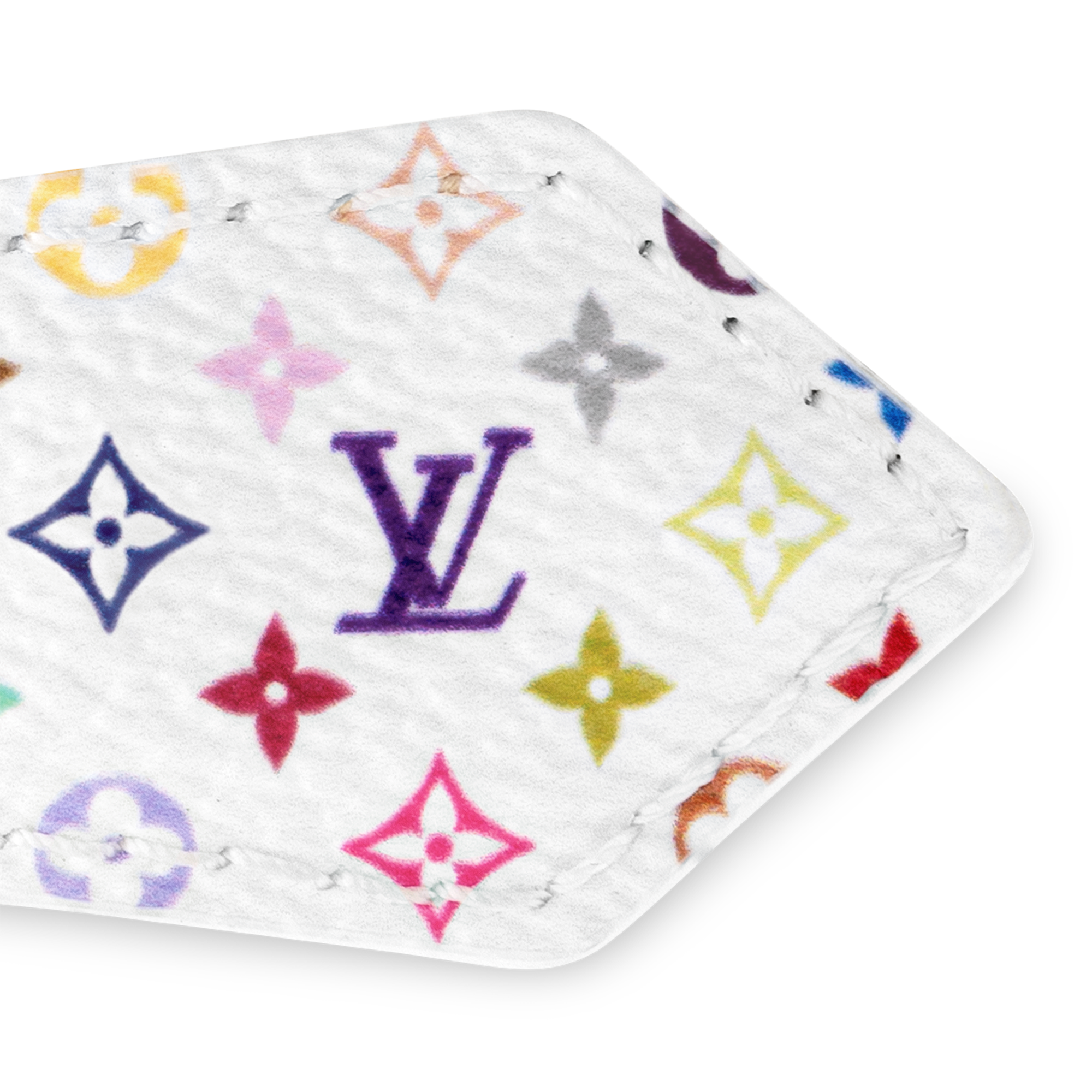 NIB Louis Vuitton x TM White Monogram Multicolor Mini LV Backstage Hair Clip Set LV x TM Monogram Multicolor Mini LV Backstage Hair Clips  main image 4