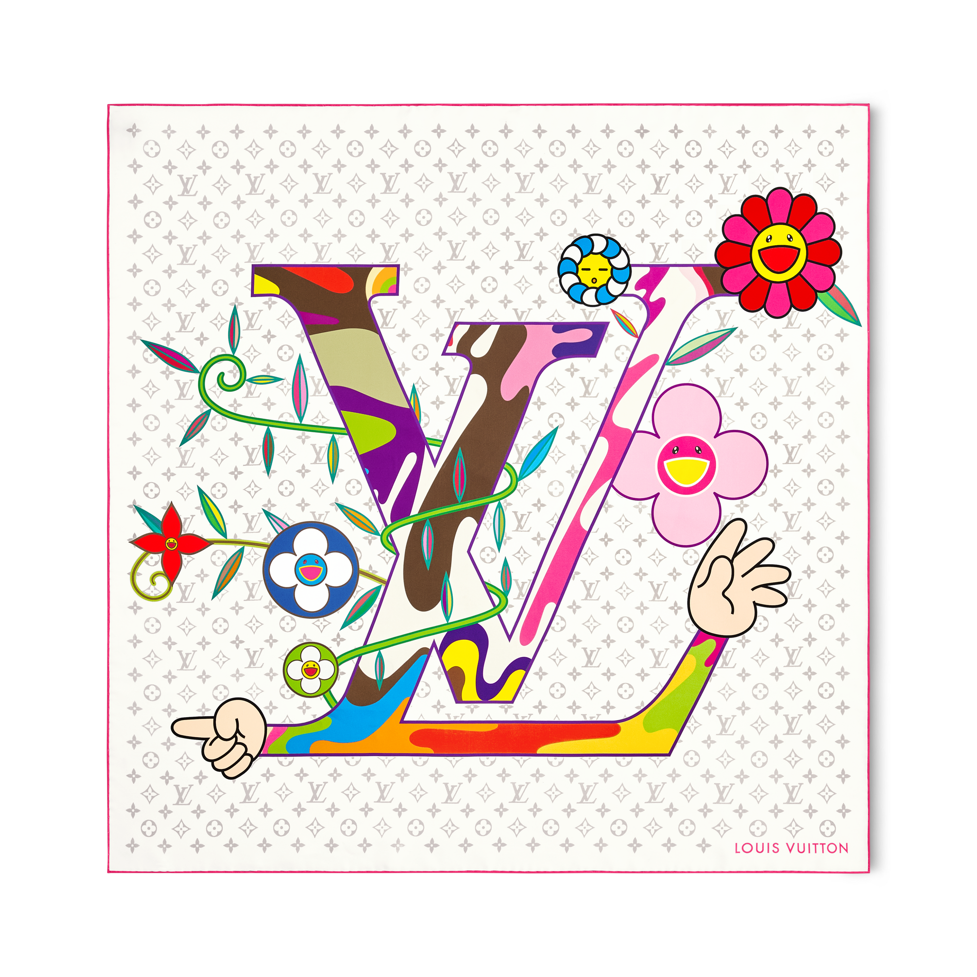 LV x TM Monogram Superflat Square 90 . in Women