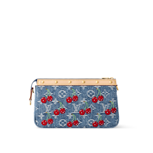 LV x TM Pochette Accessoires Monogram Denim in Women's Wallets and Small Leather Goods Newness collections by Louis Vuitton (Product zoom)