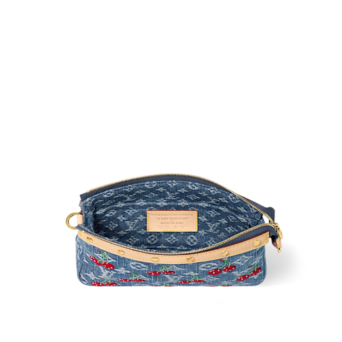 LV x TM Pochette Accessoires Monogram Denim in Women's Wallets and Small Leather Goods Newness collections by Louis Vuitton (Product zoom)