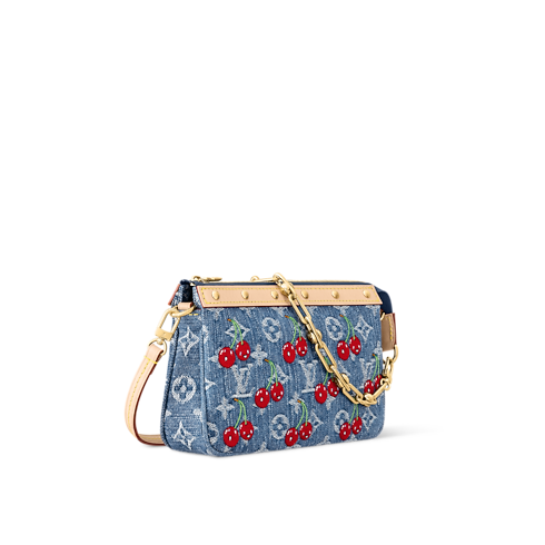 LV x TM Pochette Accessoires Monogram Denim in Women's Wallets and Small Leather Goods Newness collections by Louis Vuitton (Product zoom)