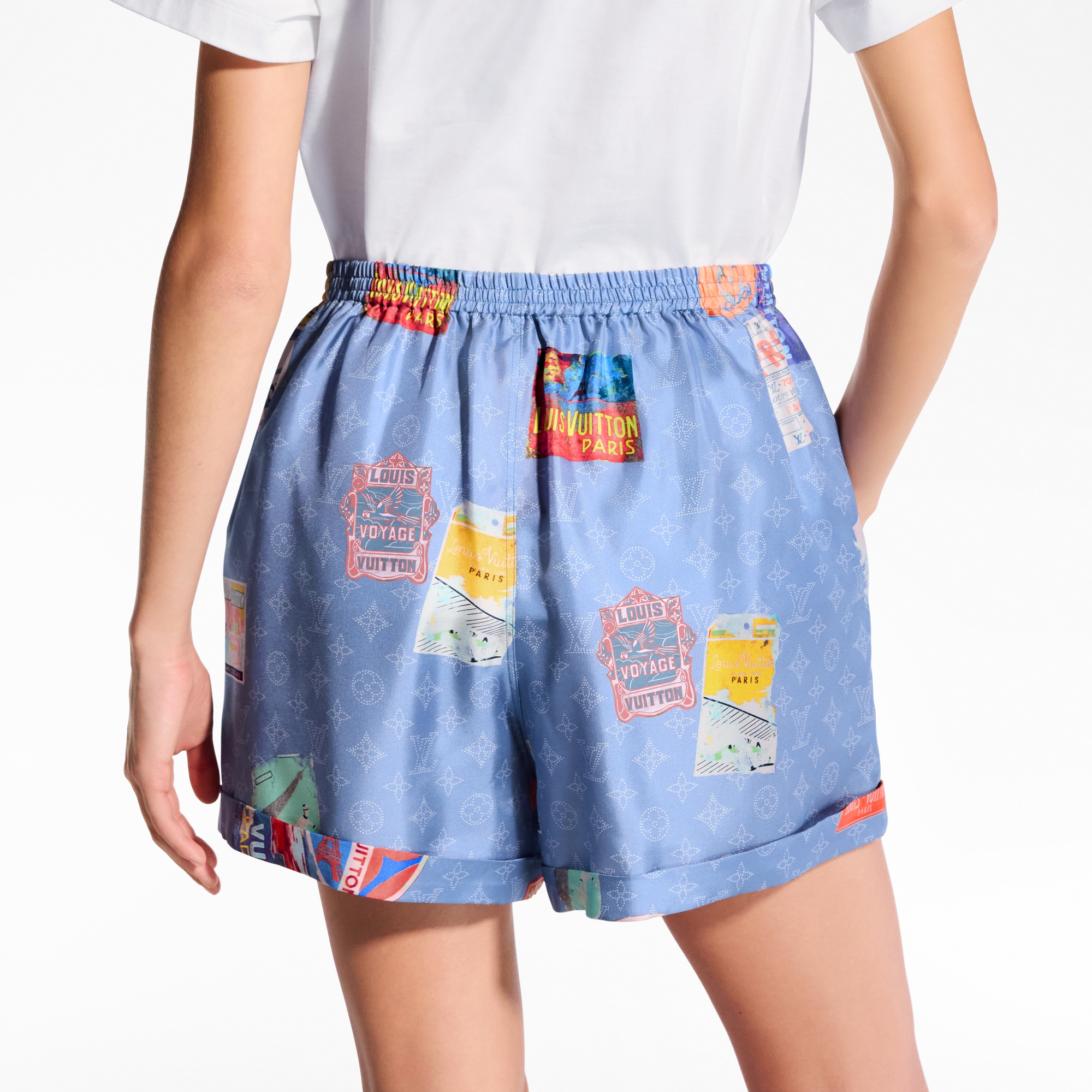 Mahina Patch Boxer Shorts  in Women